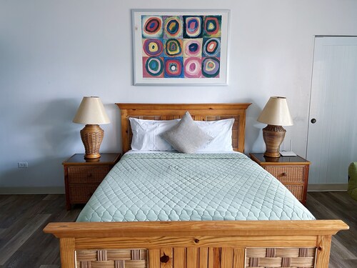 Cozy Beachfront Oasis less than 10 steps away from the Caribbean Sea