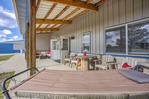 Exterior detail - Cowboy Quarters (Larkspur)