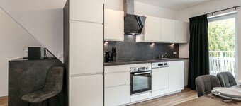 Very spacious apartment in ski and hike region