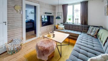 TV connectée, cheminée