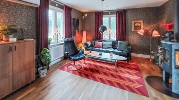 TV connectée, cheminée