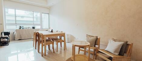 30-inch flat-screen TV with cable channels