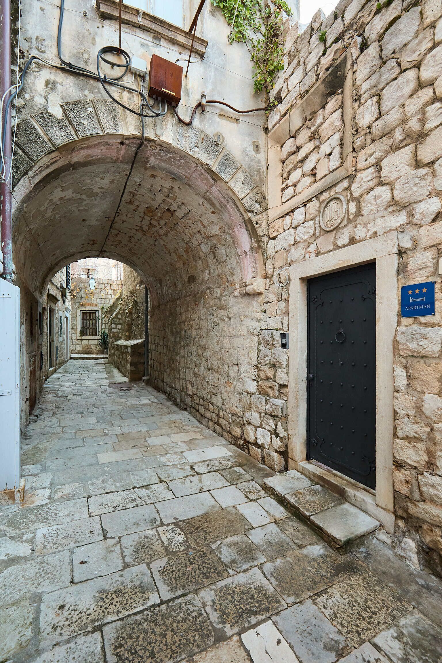 Entrada al alojamiento