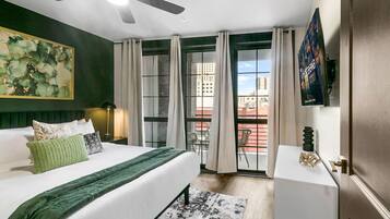 2 habitaciones, decoración personalizada y muebles diferentes
