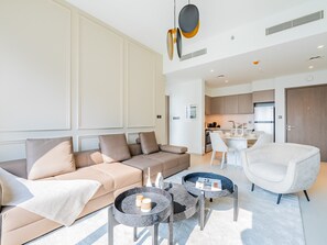 Apartamento luxo | Sala de estar