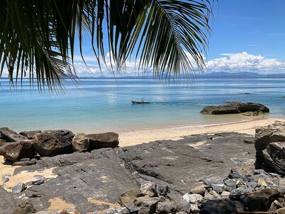 Ecolodge with private beach on the tropical island of Nosy Komba - Madagascar