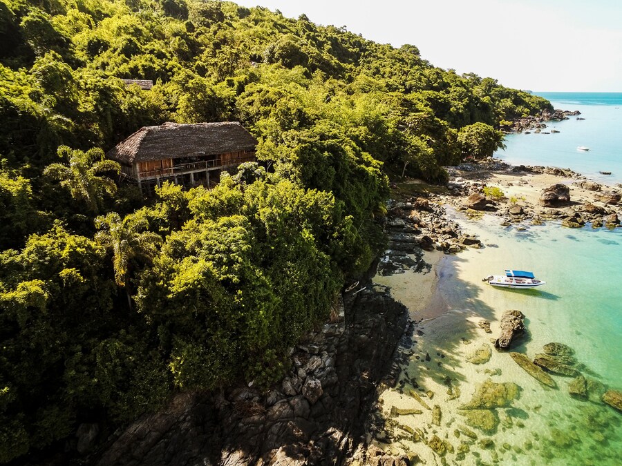 Private-beach ecolodge on Nosy Komba Madagascar