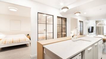 2 Schlafzimmer, Bügeleisen/Bügelbrett, kostenloses WLAN, Bettwäsche