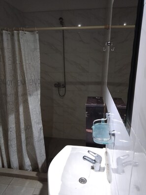 Towels, soap, toilet paper