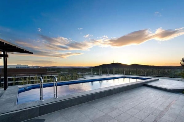 Una piscina climatizada