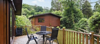 Relax and recharge by tranquil waters in the idyllic surroundings of a forest.
