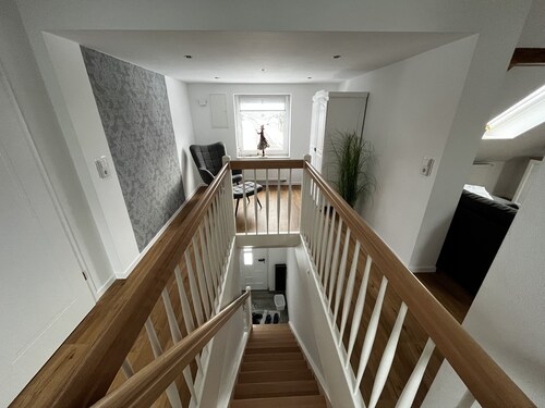 Gemütliche Landhaus-Ferienwohnung mit direktem Wasserzugang in Groß Leppin