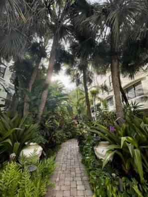 Property grounds - CozyStudioStepsToBeach/dining
 (Palm Beach)