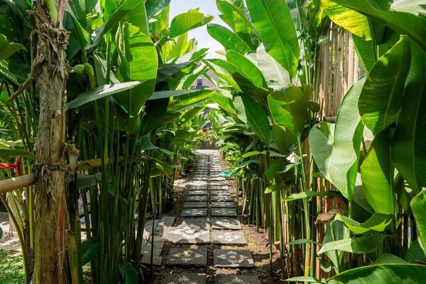 Property grounds - Joglo Villa only 2 minute to the beach (Bali)