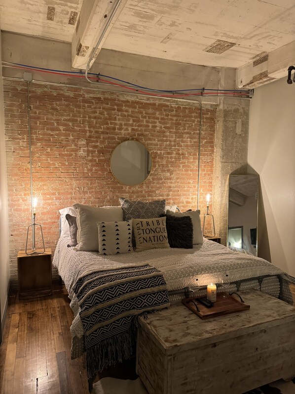 1 室のベッドルーム、アイロン / アイロン台、WiFi、ベッドシーツ