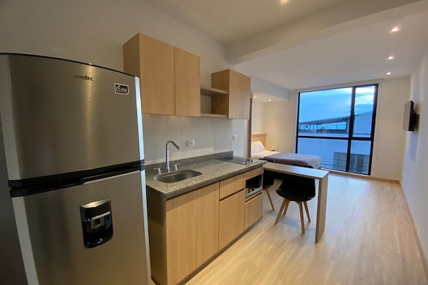1 bedroom, individually decorated, individually furnished, desk
