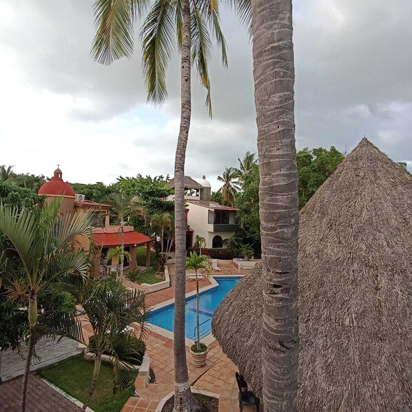 Outdoor pool - Gorgeous traditional Spanish Colonial Villa ,Flamingos Golf course Banderas Bay
(Bucerías)