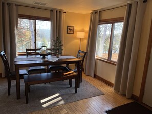 Dining - Ski Brule Cabin 3 miles away on Stanley Lake  (Iron River)