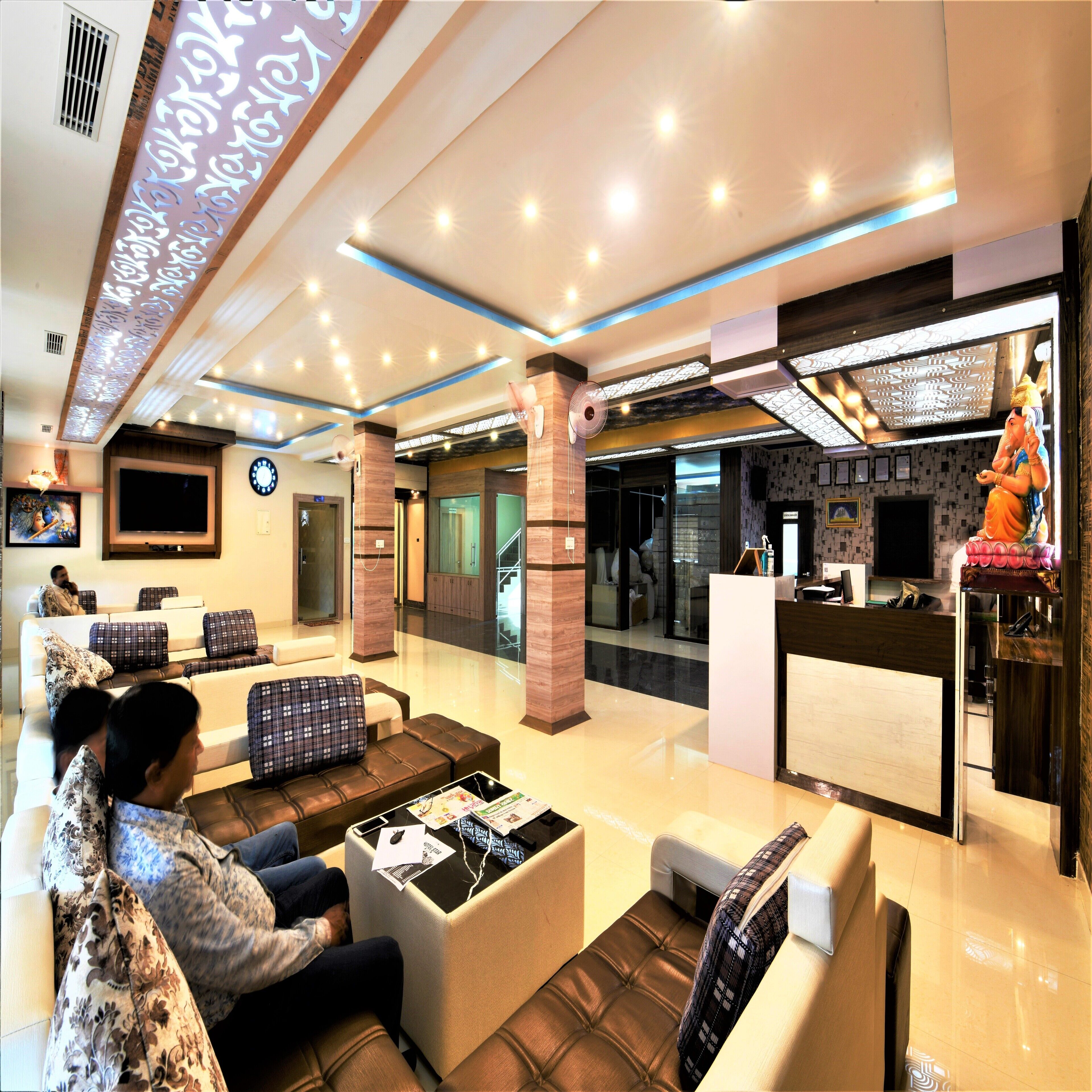 Sala de estar en el lobby