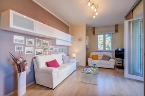 Appartement Familial, plusieurs chambres (Alelù Classy And Chic Stresa Center) | Coin séjour