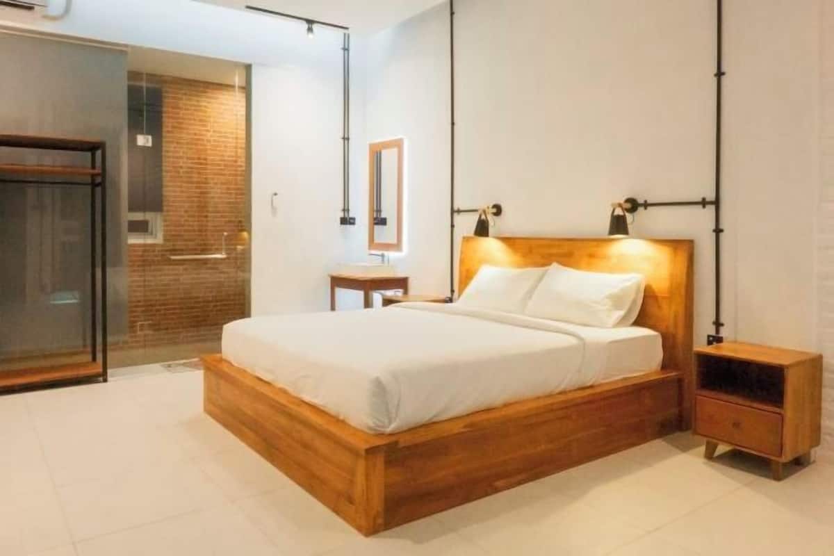 1 kamar tidur, seprai katun Mesir, dan seprai premium