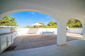 Standard Apartment, Multiple Bedrooms (La Primula Apartment 3 Sea View) | Outdoor dining - La Primula Apartment 3 Sea View (Salve)