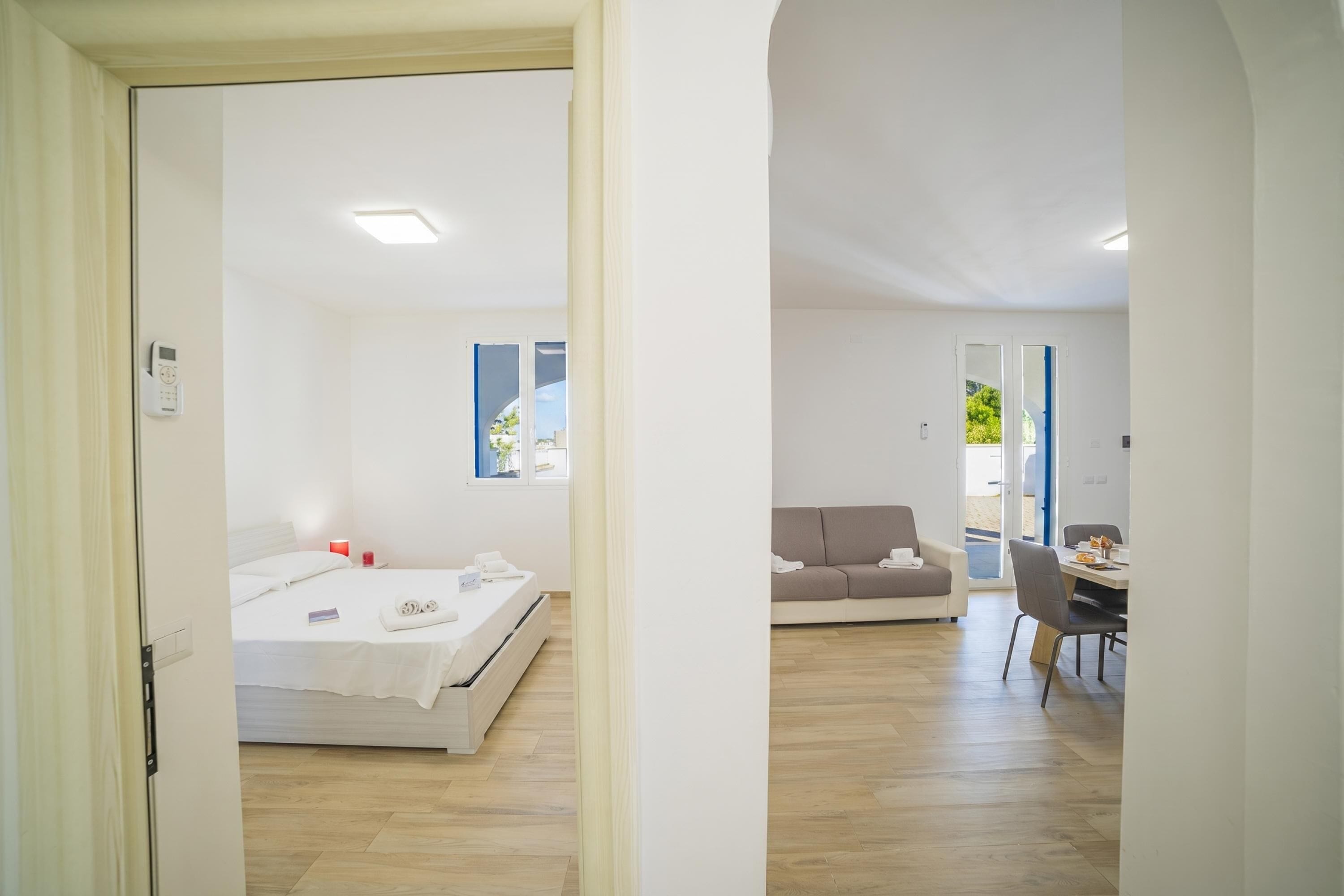 Apartamento standard, 2 quartos, terraço (La Primula Apartment 3 with Sea-View) | 2 quartos