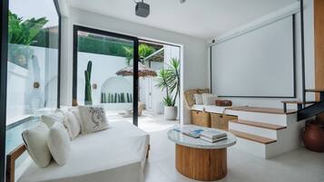 Villa | Living area | Flat-screen TV