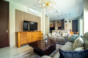Living area - Weekly Promo Modern Family Living 3BR Villa at Tanah Lot (Tabanan)