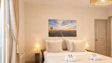 1 slaapkamer, een strijkplank/strijkijzer, wifi, beddengoed