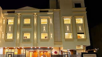 Front of property – evening/night