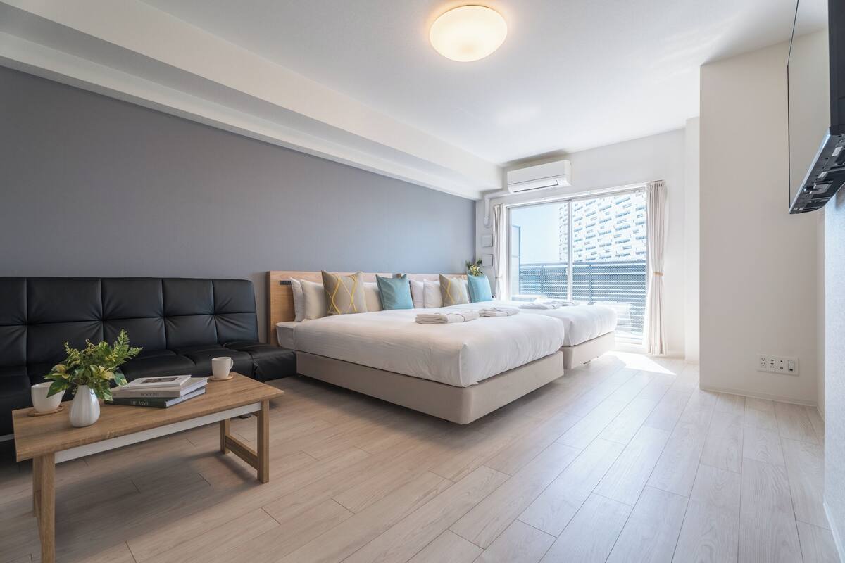 Family Twin Room | Premium bedding, blackout curtains, free WiFi, bed sheets
