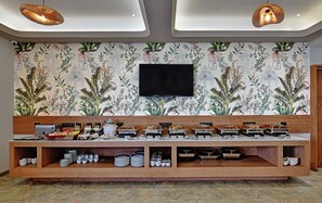 Daily buffet breakfast for a fee