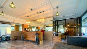 Sitteområde i lobbyen
