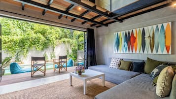 Apartment | Living area | 49-inch Smart TV with digital channels