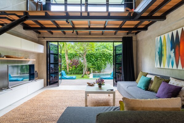 49-inch Smart TV with digital channels - Berawa Loft by Betterplace (Canggu)