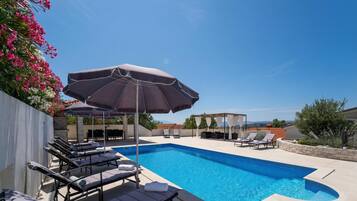 Family House, Multiple Bedrooms, Mountainside (Pool House Edita) | Pool | Seasonal outdoor pool