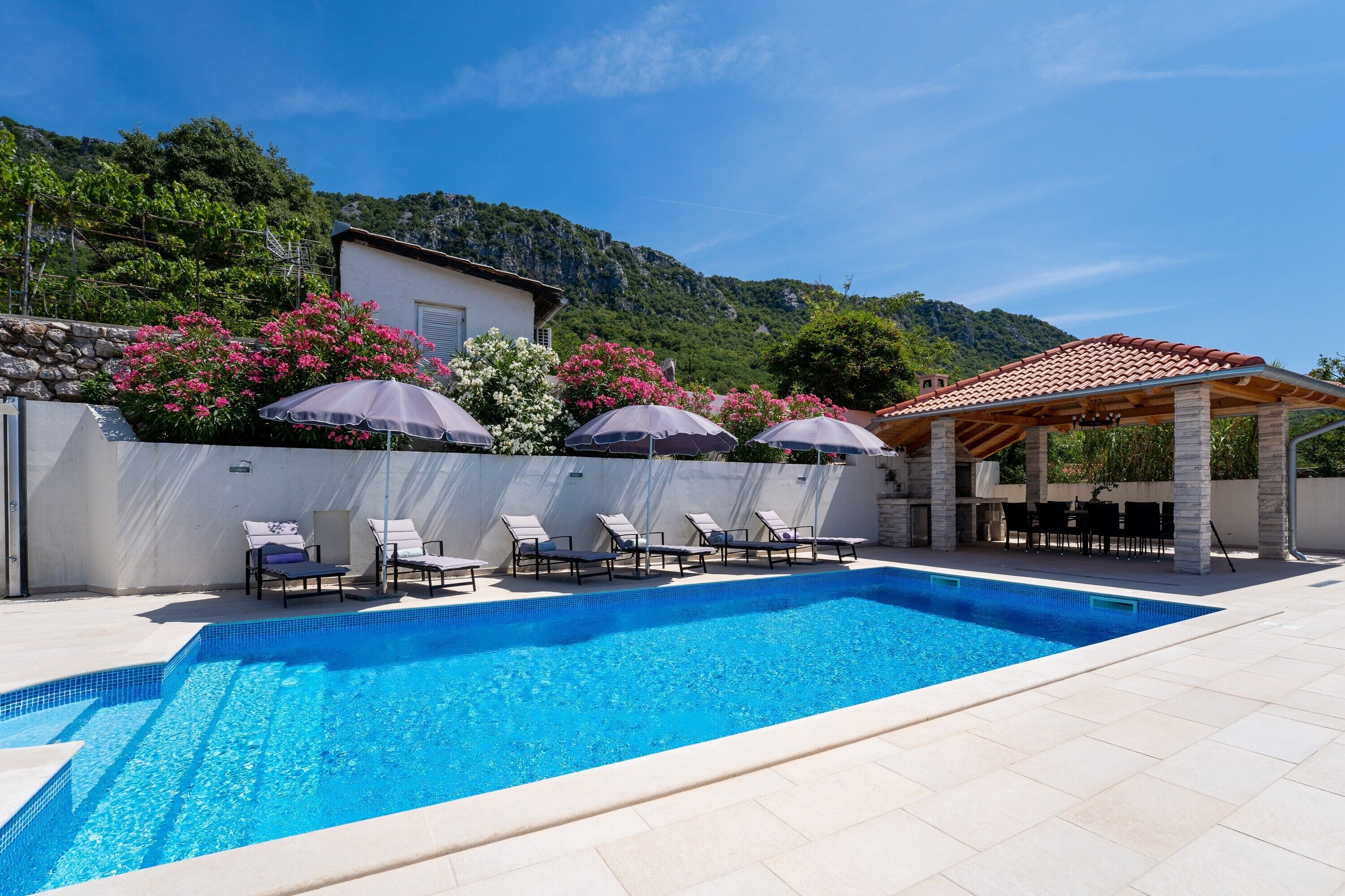 Family House, Multiple Bedrooms, Mountainside (Pool House Edita) | Pool | Seasonal outdoor pool