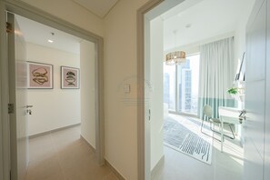 2 soverom, blendingsgardiner, wi-fi (inkludert) og sengetøy