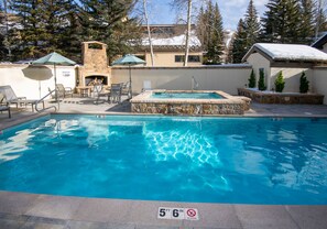 Una piscina climatizada