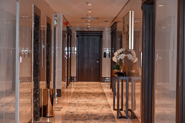 Interior entrance