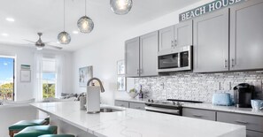 Fridge, microwave, oven, dishwasher - On Beach Time - New Construction - Deeded Beach Access / 3 Pools (Santa Rosa Beach)