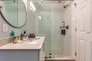 Hair dryer, towels