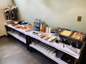 Frokostbuffé er inkludert hver dag