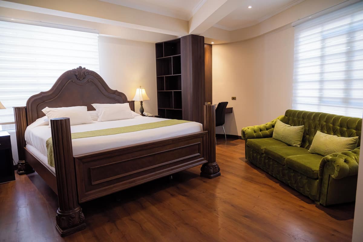 Driepersoonskamer | 1 slaapkamer, luxe beddengoed, donzen dekbedden, Tempur Pedic-bedden