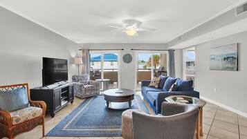 Condo, Multiple Beds (Seaside Watch C) | Living area