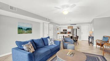 Condo, Multiple Beds (Seaside Watch C) | Living area