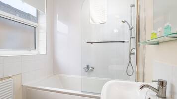 Hair dryer, towels