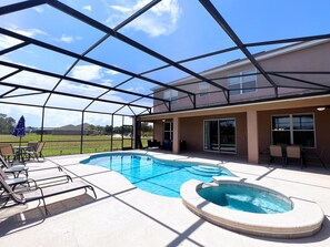 Una piscina climatizada