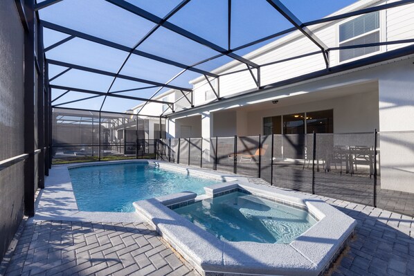 Una piscina climatizada